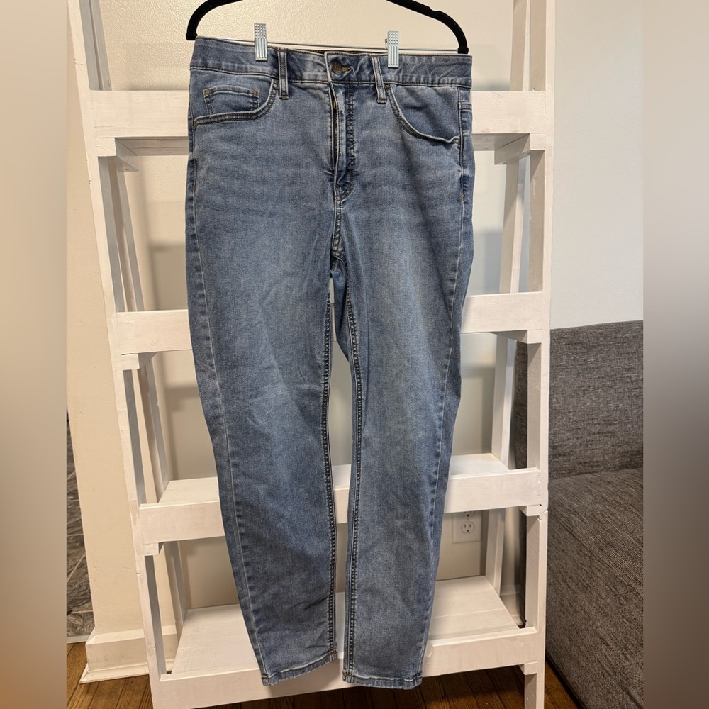 Ava & Viv Women’s High Rise Skinny Jeans Size 16 Blue Denim